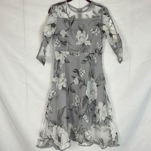 Sheer Floral Dress  - Picture 1 of 7